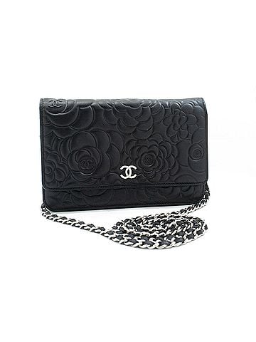 Chanel Wallet On Chain Lambskin Black Leather Shoulder Bag Bag (view 1)