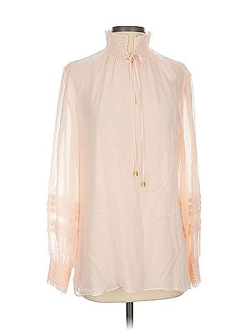 Tory Burch Tory Burch Long Sleeve Silk Top (view 1)