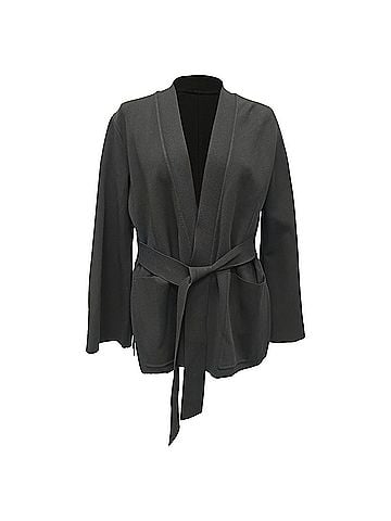 Stella McCartney Stella McCartney Jacket with Belt in Black Viscose (view 1)