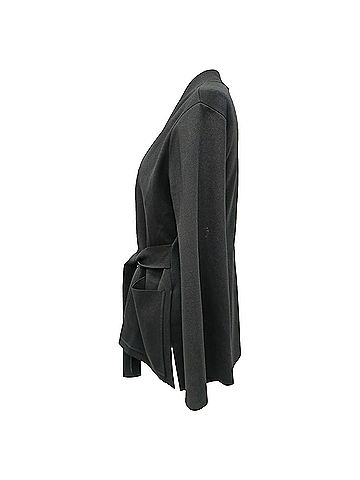 Stella McCartney Stella McCartney Jacket with Belt in Black Viscose (view 2)