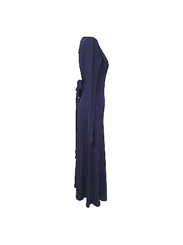 Altuzarra Altuzarra Masika Jersey Midi Dress in Navy Blue Viscose (view 2)