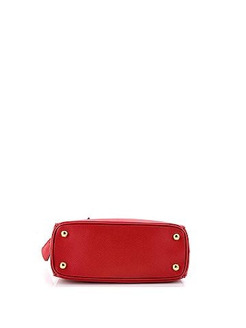 Prada Double Zip Lux Tote Saffiano Leather Small (view 2)