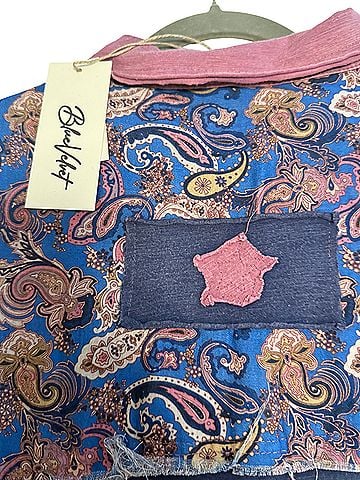 Blue Velvet boho Button-Down Shirt (view 2)