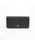 Chanel 100% Leather Black Timeless Classic Flap Long Wallet One size - photo 3