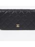 Chanel 100% Leather Black Timeless Classic Flap Long Wallet One size - photo 4