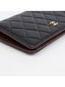 Chanel 100% Leather Black Timeless Classic Flap Long Wallet One size - photo 7