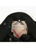 Burberry 100% Wool Black Size Brit Double Trench Coat Size 4 - photo 7