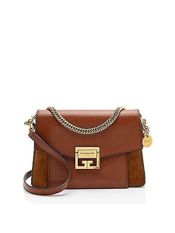 Givenchy Givenchy Leather Suede GV3 Small Shoulder Bag (view 1)