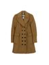 Burberry 100% Wool Brown Long Coat Size Size M - photo 1