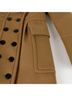 Burberry 100% Wool Brown Long Coat Size Size M - photo 10