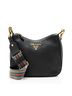 Prada 100% Leather Black Prada Vitello Phenix Small Messenger One size - photo 1