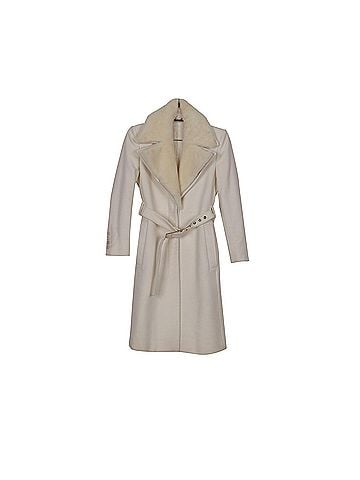 Gucci Ivory Wool Belted Coat (view 1)