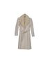 Gucci 100% Wool White Ivory Wool Belted Coat Size 6 - photo 1