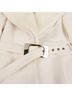Gucci 100% Wool White Ivory Wool Belted Coat Size 6 - photo 5