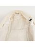 Gucci 100% Wool White Ivory Wool Belted Coat Size 6 - photo 7
