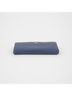 Prada 100% Leather Blue Metal Logo Long Wallet One size - photo 10