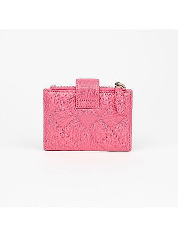 Chanel Caviar Classic Double Zip Card Wallet (view 2)