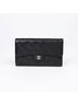 Chanel 100% Leather Black Caviar Classic Long Wallet One size - photo 1