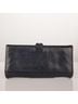Givenchy 100% Leather Blue Navy Leather Long Wallet One size - photo 1