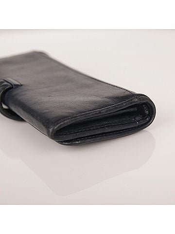Givenchy Navy Leather Long Wallet (view 2)