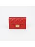 Chanel 100% Leather Red Flap Card Wallet One size - photo 1