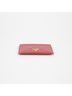 Prada 100% Leather Red Triangle Logo Card Holder One size - photo 8