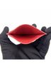 Prada 100% Leather Red Triangle Logo Card Holder One size - photo 6