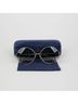 Gucci 100% Leather Gold Round Sunglasses One size - photo 1