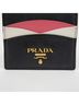 Prada 100% Leather Multi Color Simple Card Holder One size - photo 3
