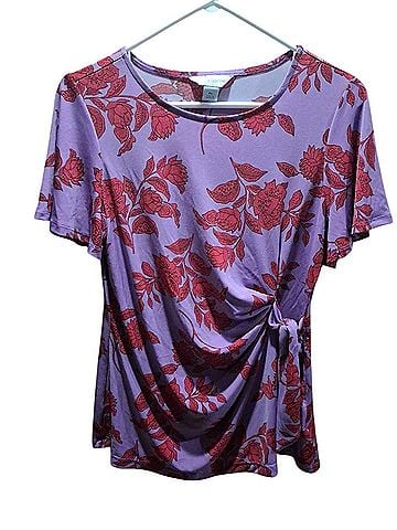 Liz Claiborne Short Sleeve Blouse (view 1)