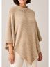 Chico's 100% Nylon 100% Polyamide Animal Print Tan Poncho Size S - photo 4
