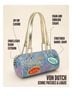 Von Dutch 100% Cotton Graphic Blue Shoulder Bag One size - photo 8