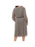 MSK 100% Polyester Floral Black White Casual Dress Size 2X - photo 2