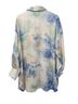 Zara 100% Polyester Tie-dye Multi Color Long Sleeve Blouse Size L - photo 2