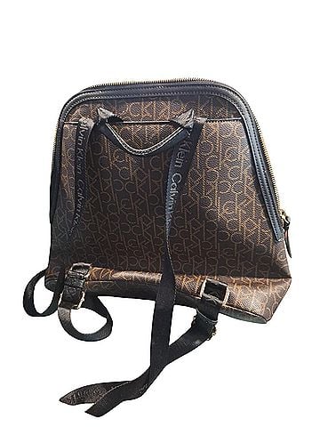 Calvin Klein Enya Leather Backpack (view 2)