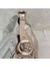 Isabella Fiore 100% Leather Solid Gold Silver Shoulder Bag One size - photo 12