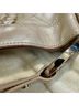 Isabella Fiore 100% Leather Solid Gold Silver Shoulder Bag One size - photo 11