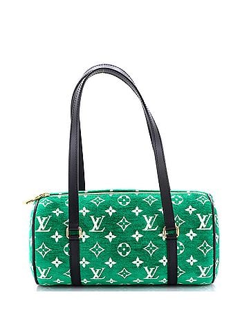 Louis Vuitton Papillon Handbag LV Match Monogram Jacquard Velvet (view 1)