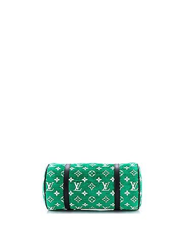 Louis Vuitton Papillon Handbag LV Match Monogram Jacquard Velvet (view 2)