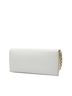 Prada 100% Leather White Saffiano Lux Wallet On Chain One size - photo 3