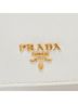 Prada 100% Leather White Saffiano Lux Wallet On Chain One size - photo 6