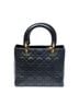 Dior Black Medium Lady Dior Zip One size - photo 5