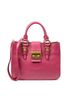 Miu Miu Pink Small Puchlock Executive Tote One size - photo 1