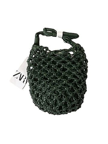 Zara Woven Bucket Bag Bucket Bag (view 2)