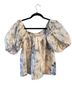 Rebecca Taylor Tie-dye Multi Color Short Sleeve Blouse Size 0X - photo 1