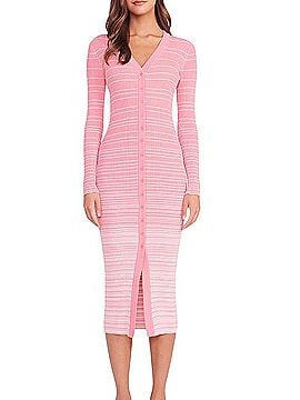 STAUD Shoko Colorblock Body-con Casual Dress (view 1)