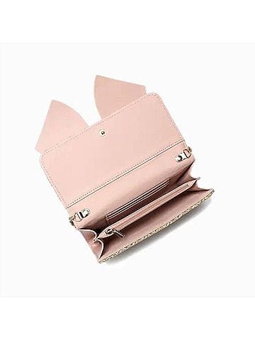 Like Dreams Women's Bonnie Straw Wallet Bowtie Crossbody Bag (view 2)
