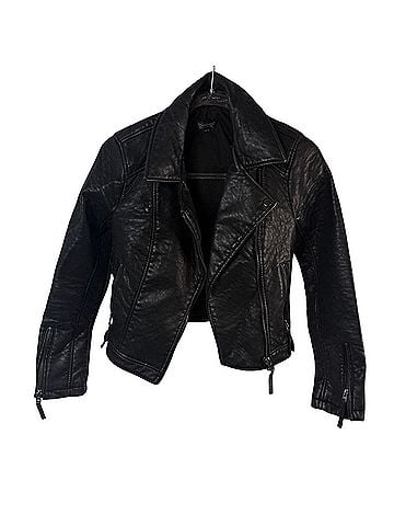 Topshop Faux Leather Jacket (view 1)