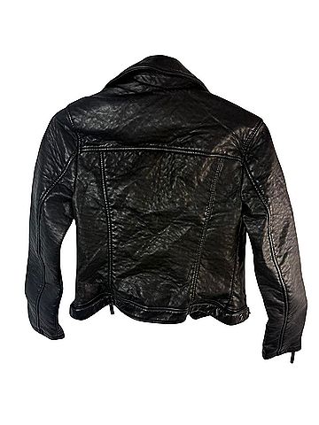 Topshop Faux Leather Jacket (view 2)