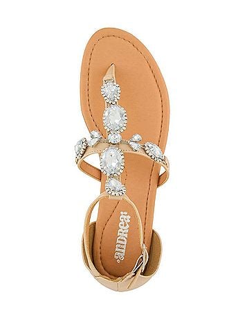 Andrea Women's Jewel Embellished Sandal (view 2)
